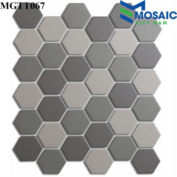 Gạch Mosaic Gốm Sứ Lục Giác 2