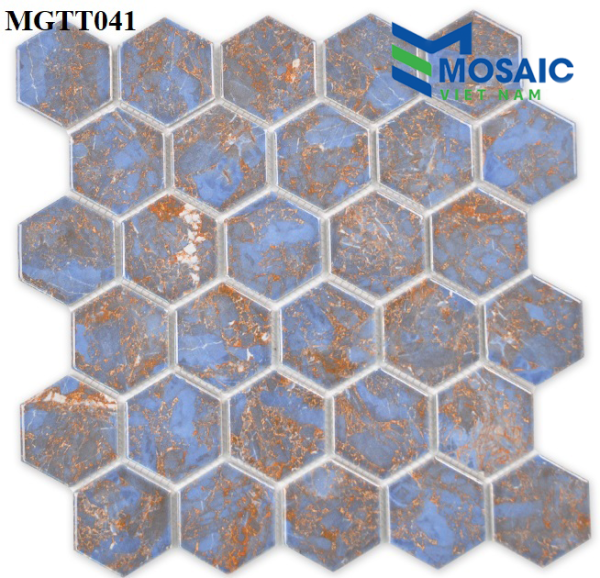 Gạch Mosaic Gốm Sứ Lục Giác 7