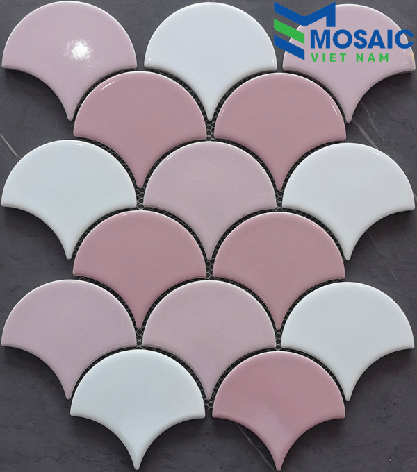 Gạch Mosaic Gốm Vảy Cá 4