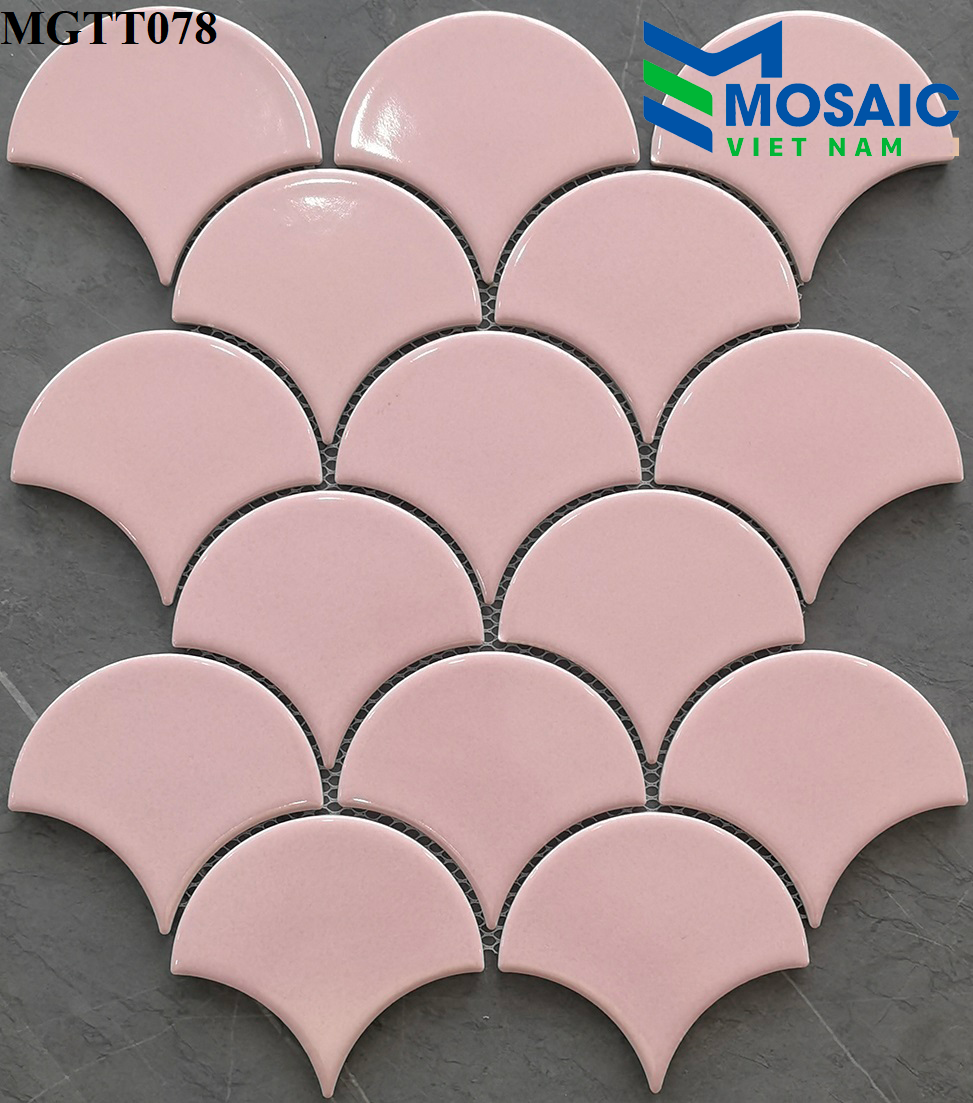 Gạch Mosaic Gốm Vảy Cá 7